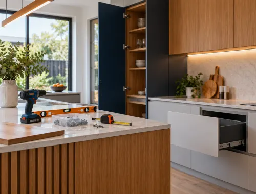Custom cabinetry services by SB Custom Homes